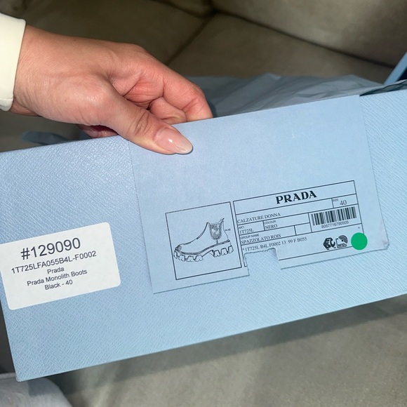 Prada Monolith Chelsea Boots - Picture 10 of 10